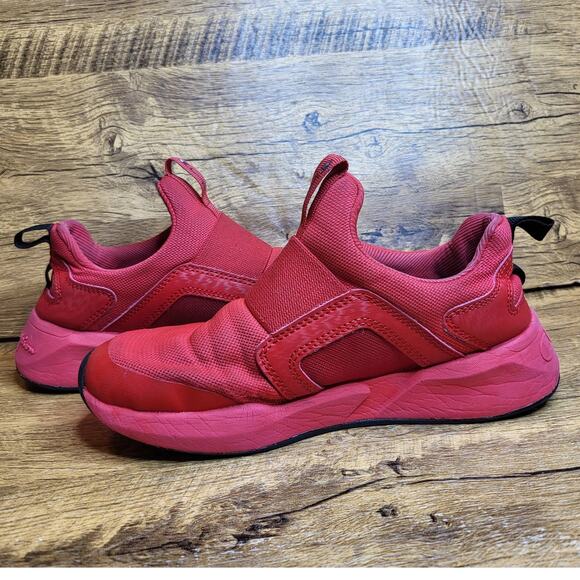 Champion D1 Lite red slip on sneaker sz 2 - Picture 4 of 12